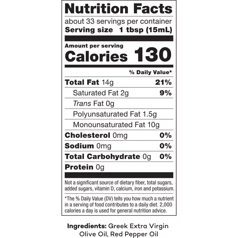 Kosterina Spicy Red Pepper Olive Oil Tin - 16.9 fl oz