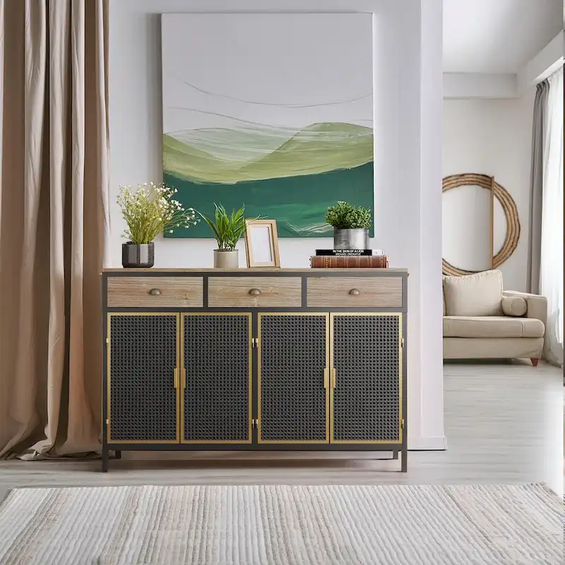 Sideboard with Drawers and Doors