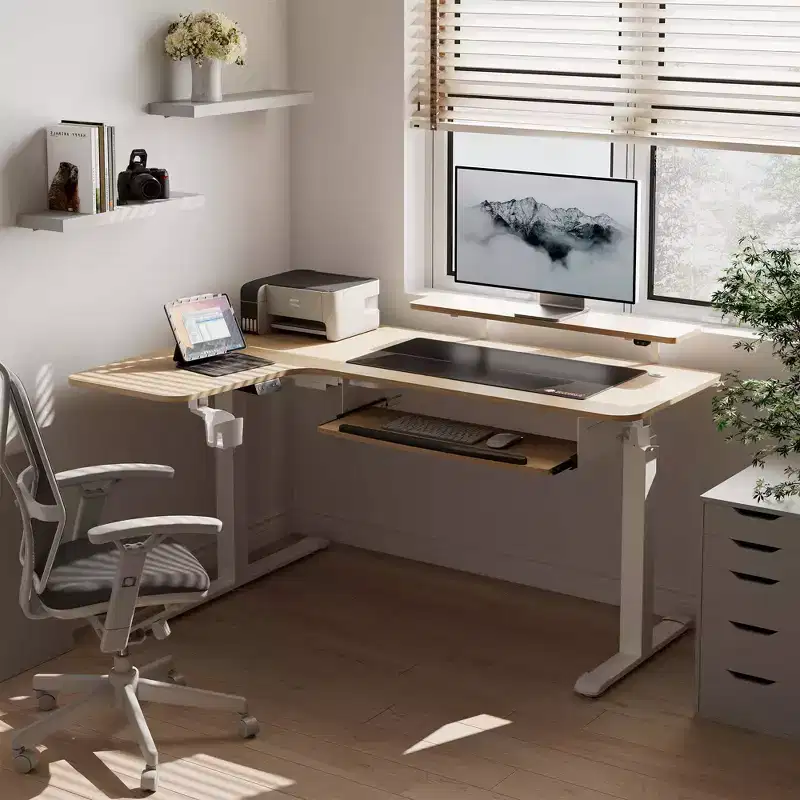 EUREKA ERGONOMIC 60x23 L Shaped Standing Desk with Accessories Set