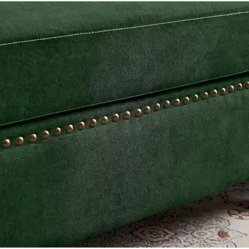 106.69 4 Seater L Shaped Reversible Sectional Sofa with Side Storage Bags