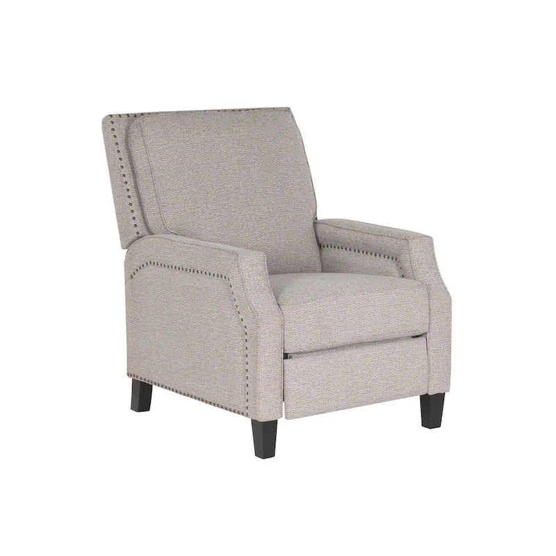 Upholstered Push Back Recliner
