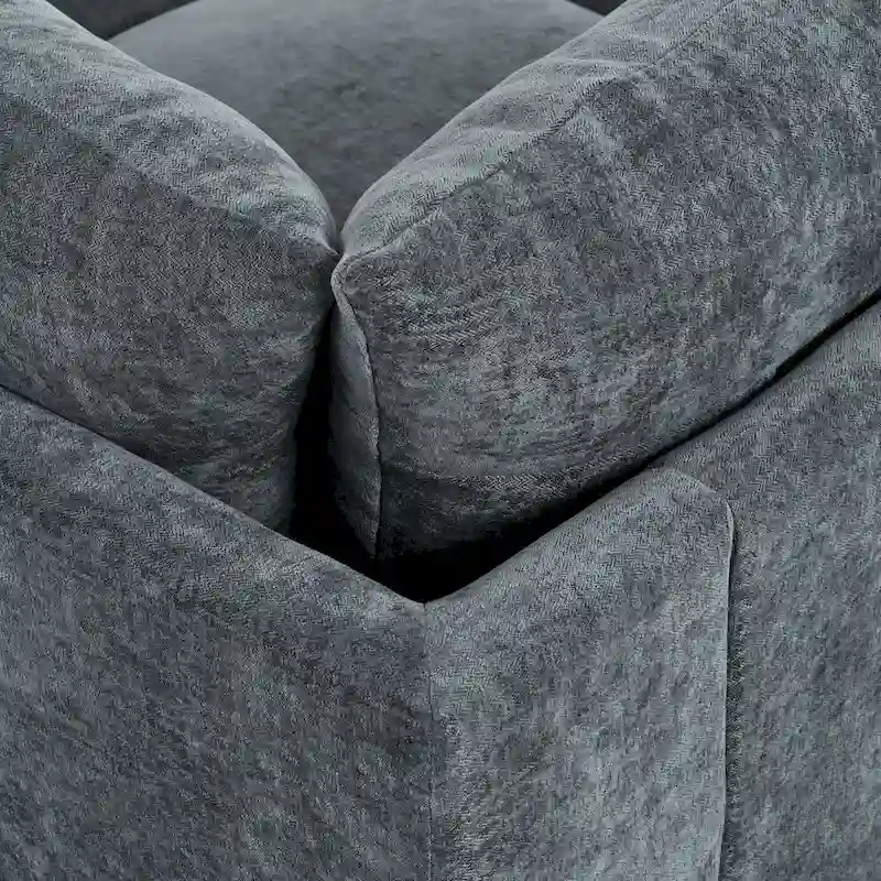 Christopher Knight Home - Harper 115 Modular Upholstery Sectional Sofa with Plush Cushions and Hidden Storage Compartments