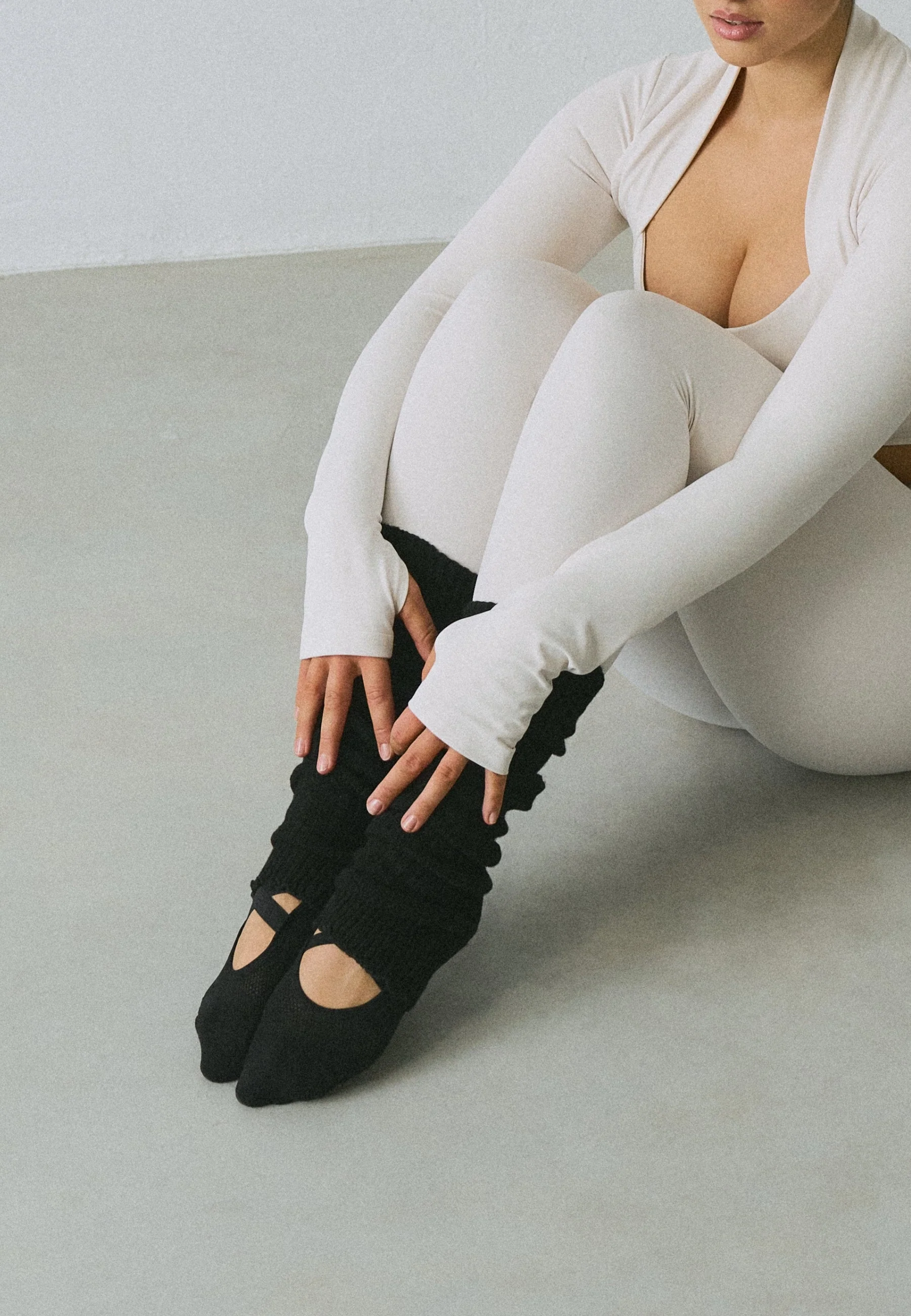 Pilates Grip Socks - Black