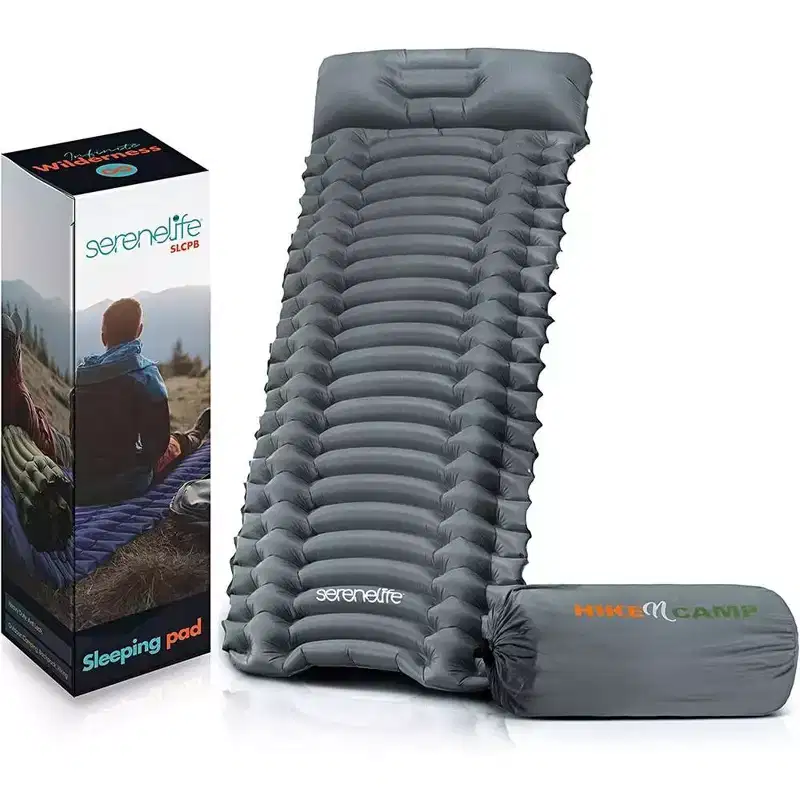SereneLife Ultralight Sleeping Pad - Portable, Comfortable, and Tear-Resistant