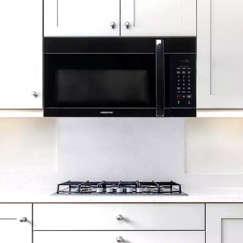 Farberware 1.7 Cu. Ft. Over-the-Range Microwave, 1000W with Smart Sensor Cooking