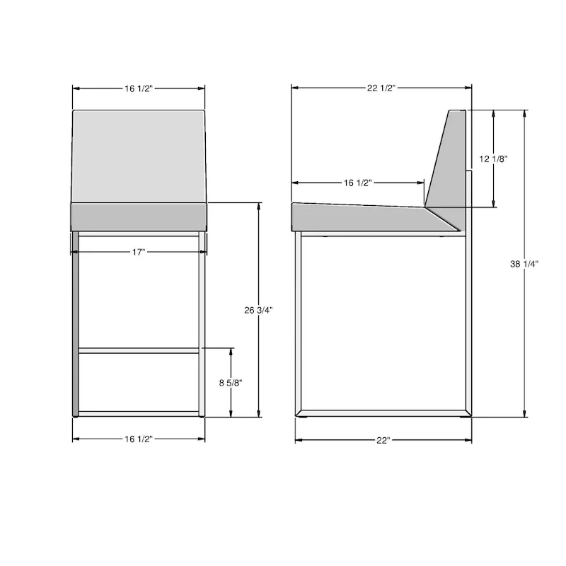 Derry Counter and Bar Stool
