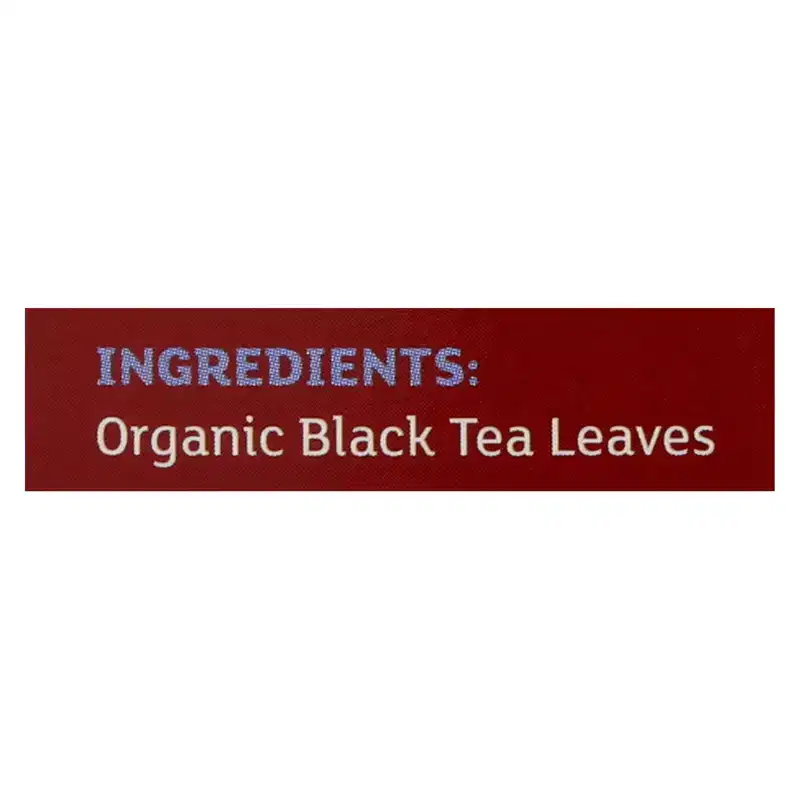 Equal Exchange Organic Black Tea - Case of 6 boxes/20 bags