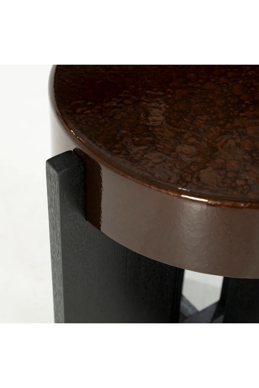 Shell Painting Side Table