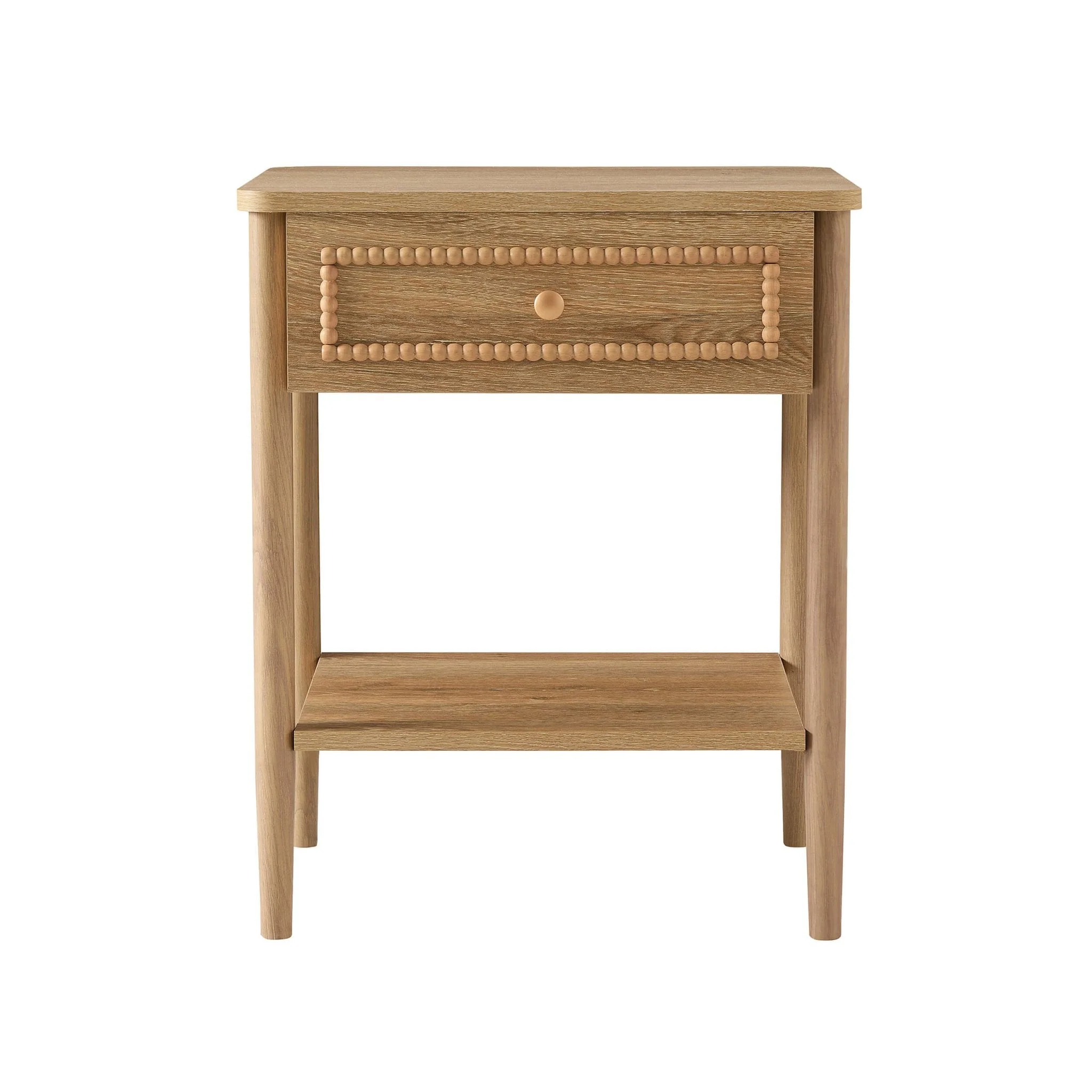 1 Drawer Nightstand - Light Wood