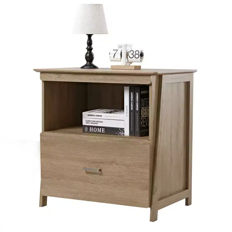 29 Display File Storage Cabinet, Oak