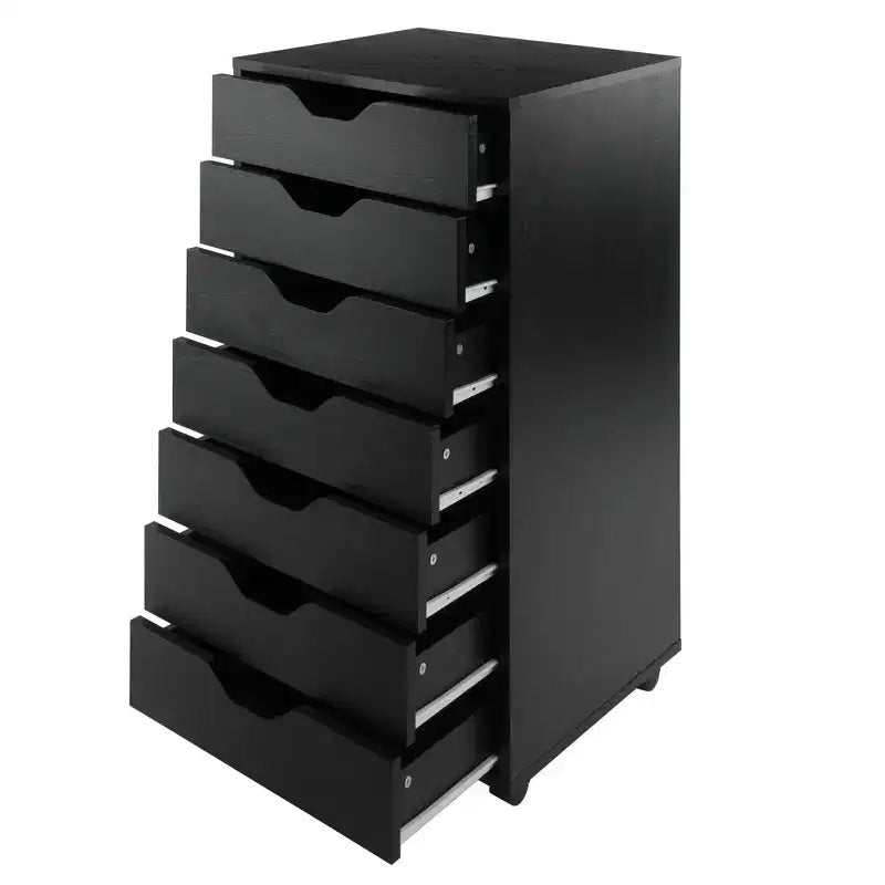 7 Drawer Cabinet with Casters -