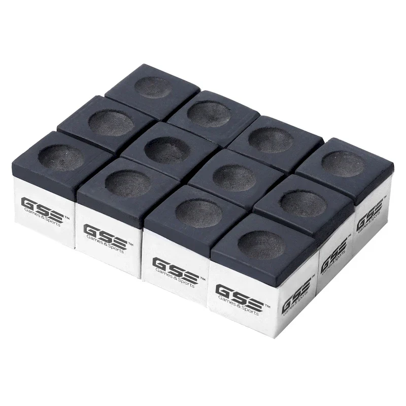 GSE 12-Pack Billiard/Pool Cue Chalks, Billiard Pool Table Accessories