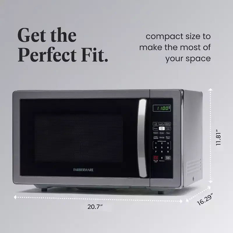 Farberware Classic 1.1 Cu. Ft. 1000-Watt Microwave Oven