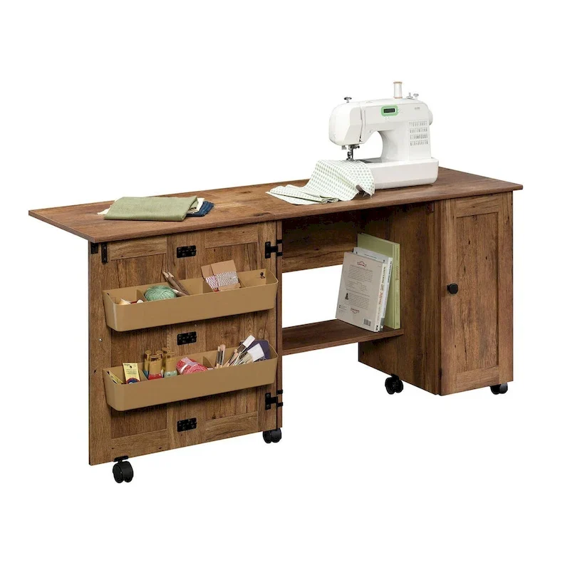 Collection Easy Rolling Sewing and Craft Table/Cart