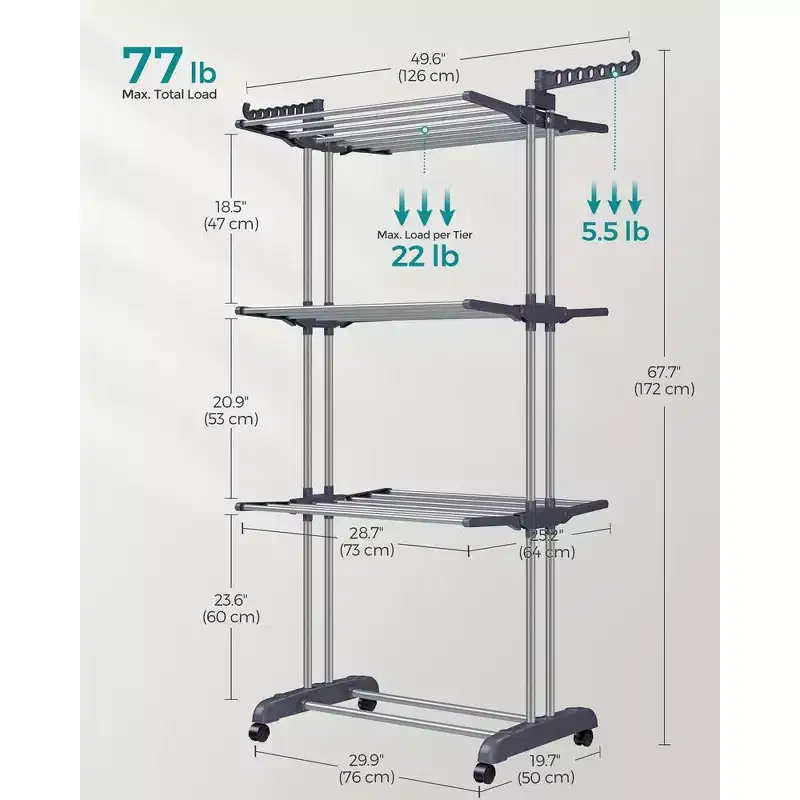 4-Tier Clothes Drying Rack