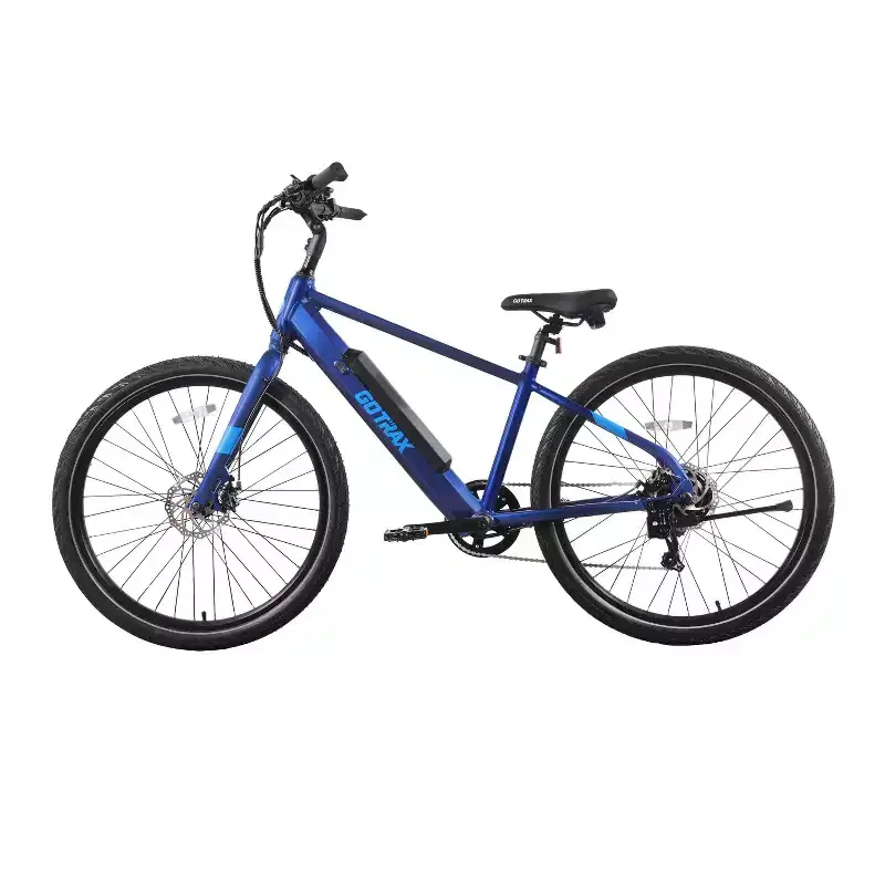 GOTRAX Adult Transfer 27.5 Step Over Electric Hybrid Bike