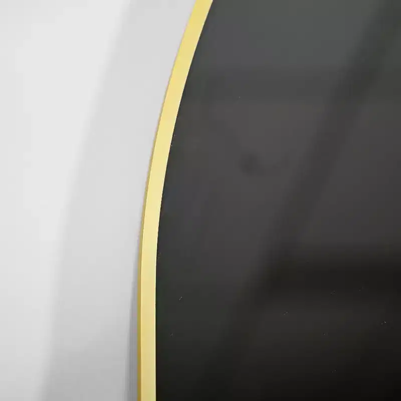 HOMLUX Wall Mount Bathroom Mirror Rectangular Vanity Wall Mirror Vertical Horizontal,Black/Gold
