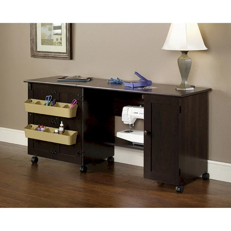 Collection Easy Rolling Sewing and Craft Table/Cart