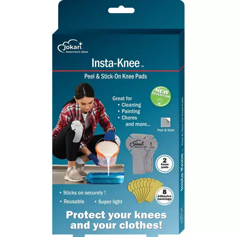 Jokari Insta-Knee Peel & Stick-On Knee Pads