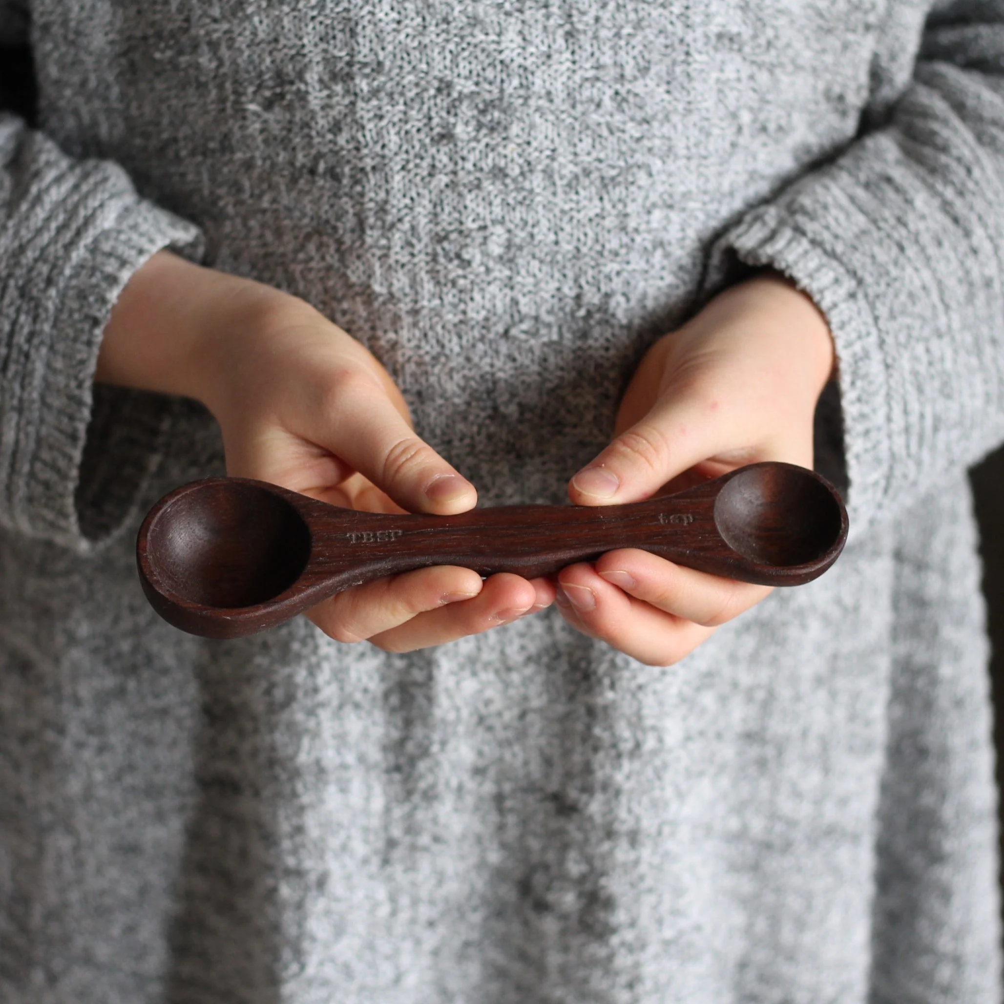 Handmade Wooden Measuring Spoon