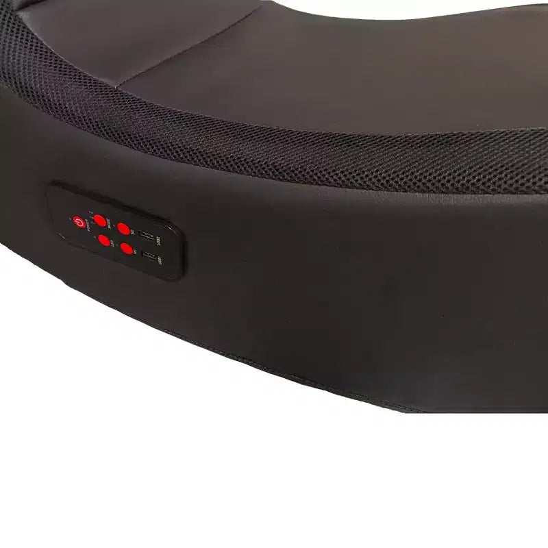GDFStudio Claudia Bluetooth Floor Foldable Gaming Chair with Vibration Massage