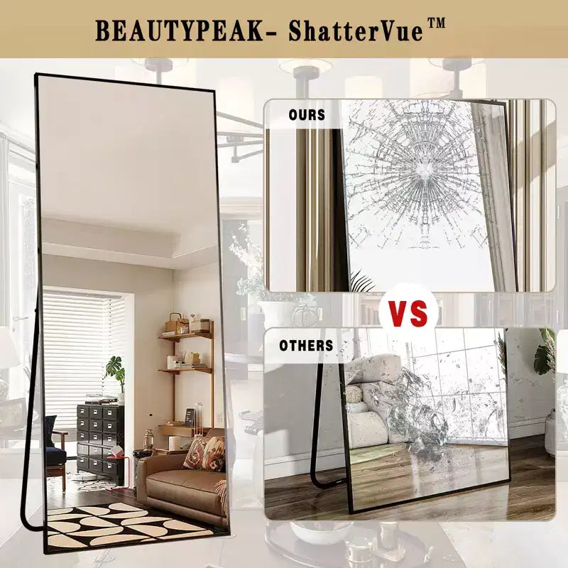 Rectangle Free-standing Full-Length Mirror