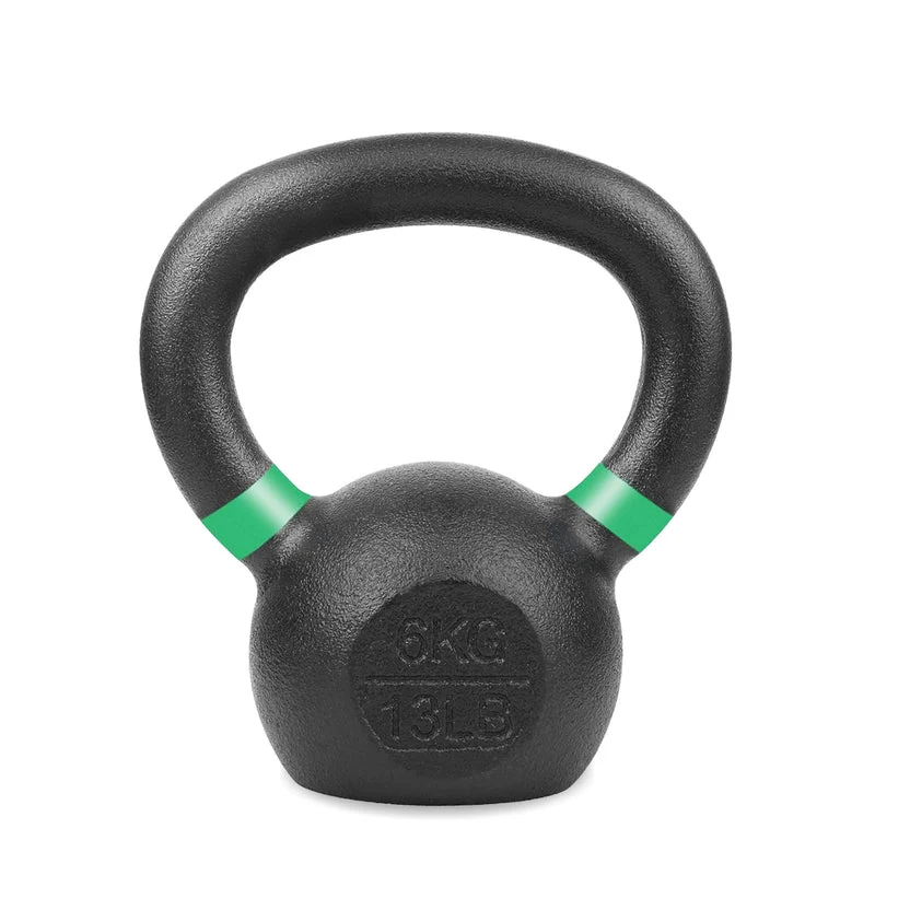 Cast Iron Kettlebells Set ¨C Solid Iron, Rust Resistant Coating, Ergonomic Grip ¨C Full Body Strength & Power Training ¨C Ideal for Home Gyms