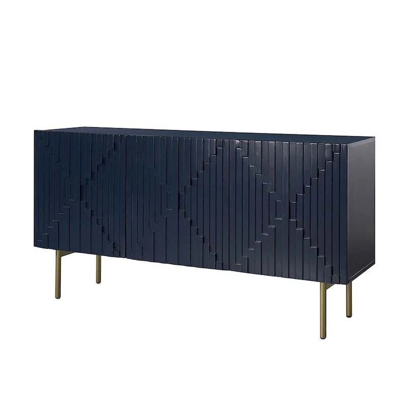 Modern 58 Wide Sideboard with Cable Management & Adjustable Feet