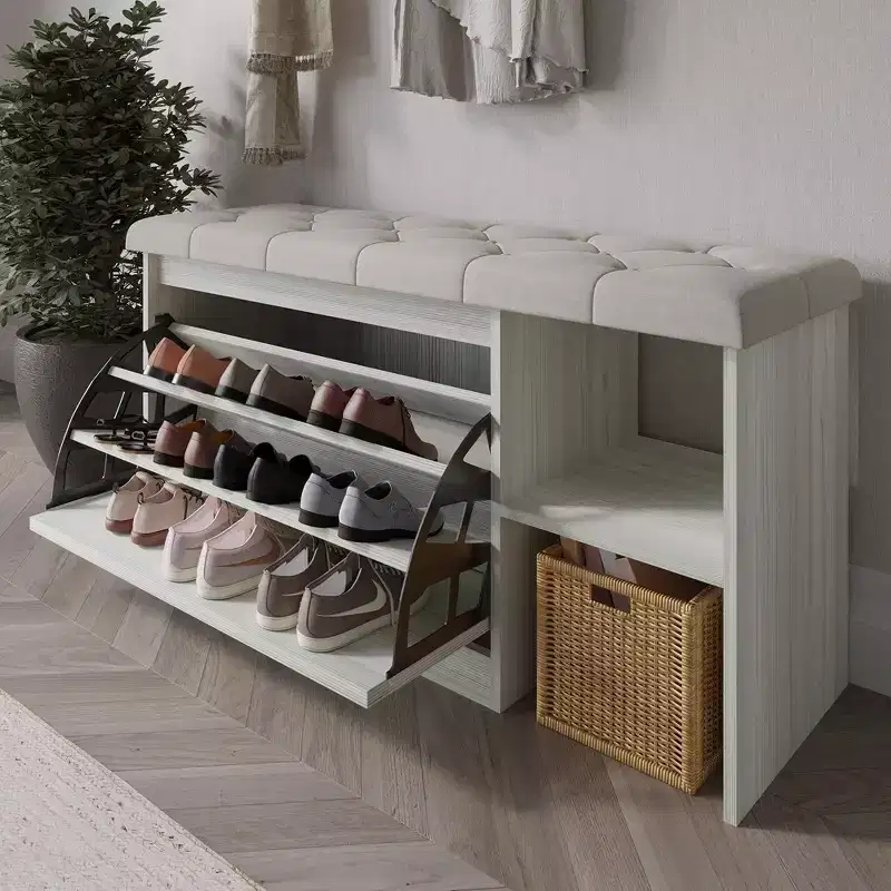 ChaletPosh Storage Shoes Bench