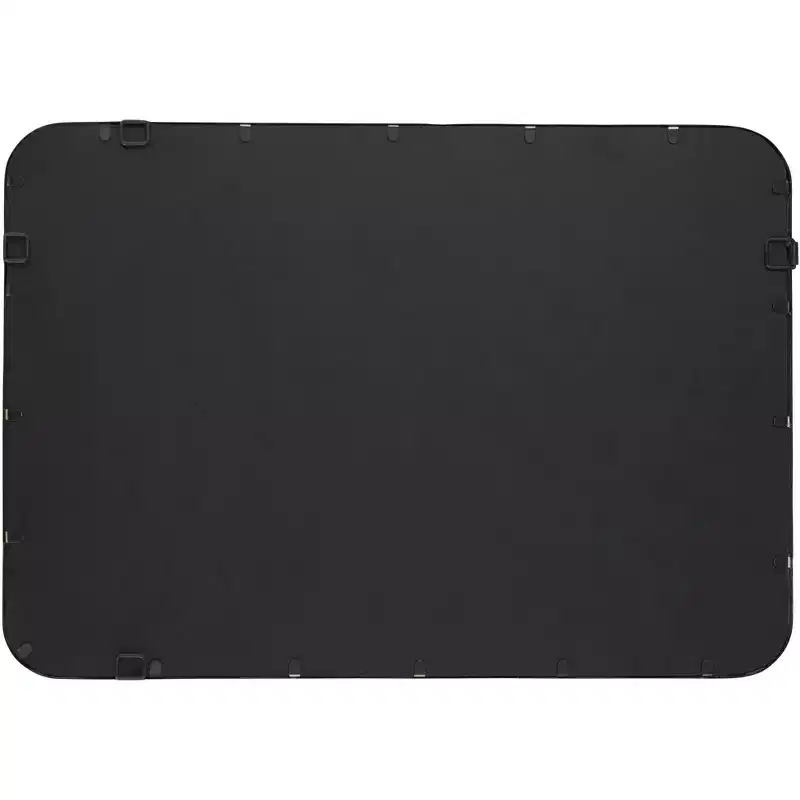 Uttermost Soren Black 24 x 34 Rounded Edge Rectangular Mirrors Set of 2