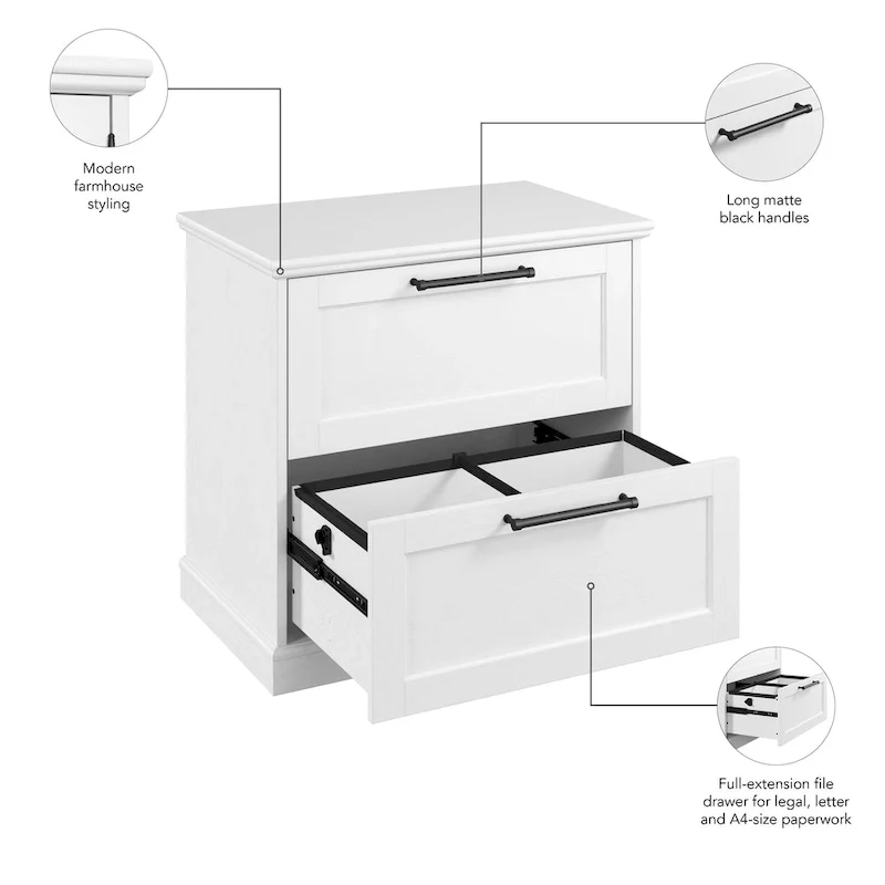 2-Drawer Lateral File Cabinet – Home Office Storage