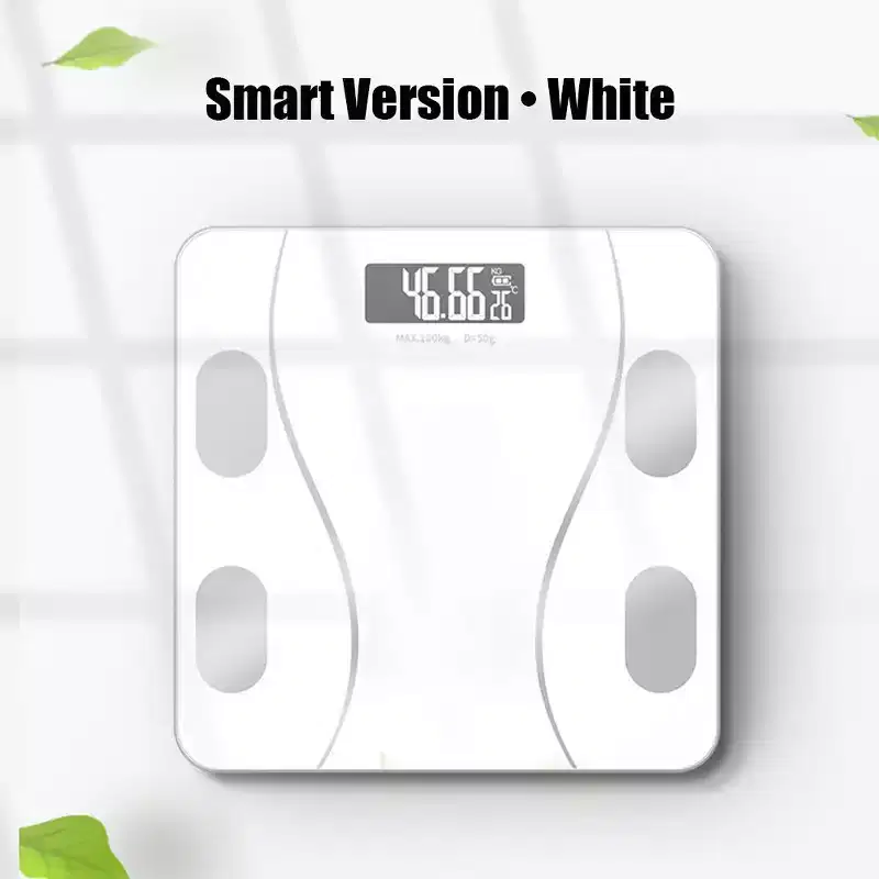 Swtroom Smart Bluetooth Body Fat Scale - Rechargeable Digital Bathroom Scale with App 400lbs Capacity