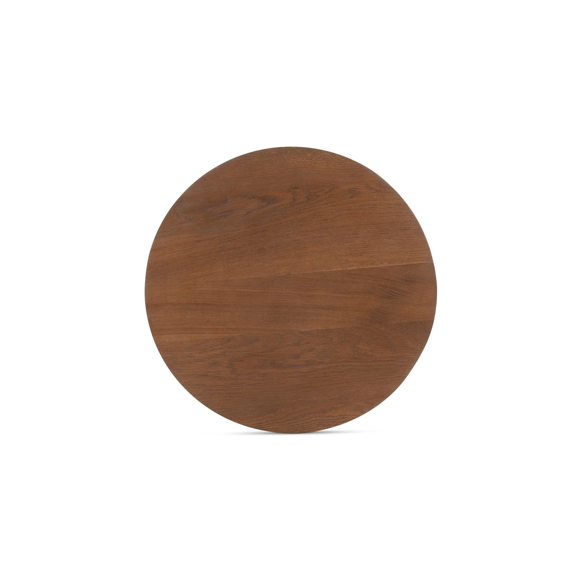 Minimalist Curved Solid Oak 2-Drawer Nightstand with Soft-Close Glides & Metal Pull for Bedroom