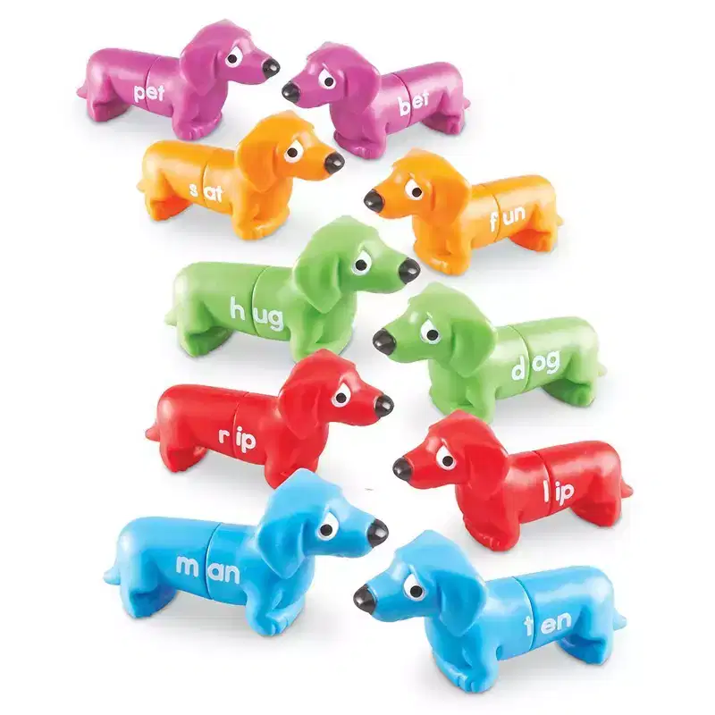 Learning Resources Snap-N-Learn Rhyming Pups Toy - Phonics, Letter Game, Ages 3+