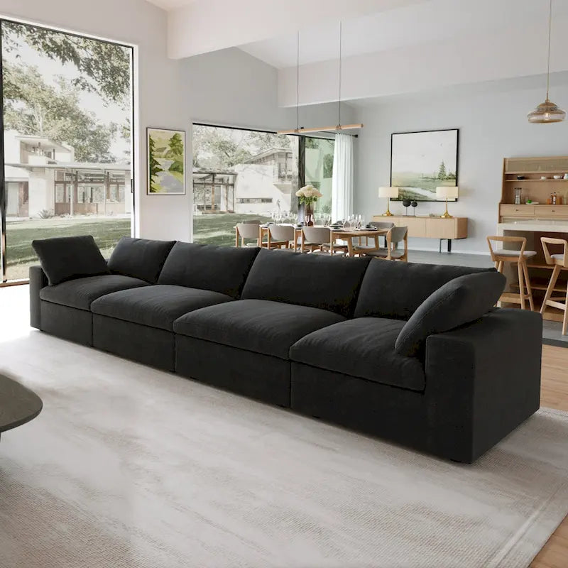 Modern Modular Convertible Sectional Sofa Couch for Living Room
