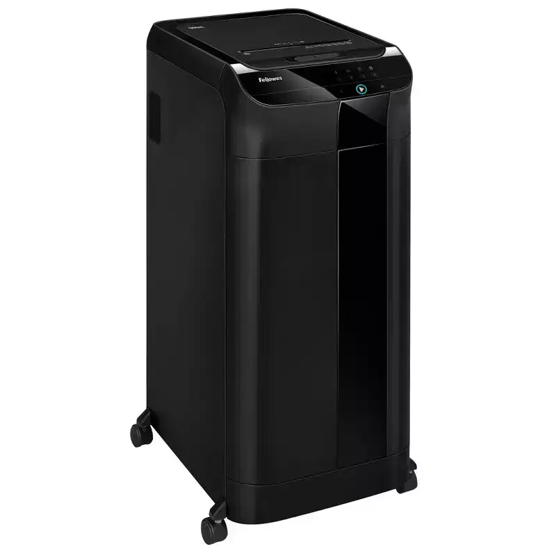 Refurbished: Fellowes AutoMax 600M 2-in-1 Heavy Duty Auto Feed Paper Shredder with Micro Cut  Manufacturer Refurbished
