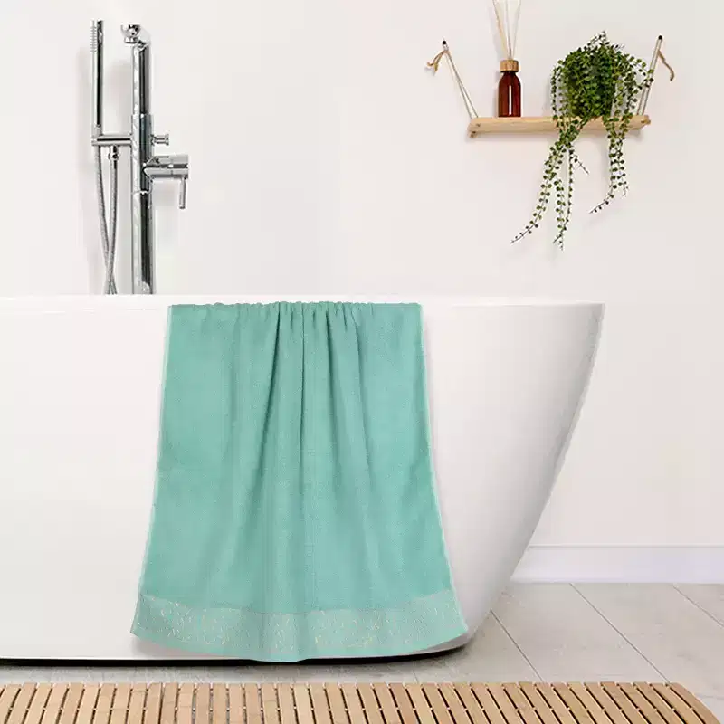 Unique Bargains Highly Absorbent Soft and Durable Bath Towels 28 x 56 2 Pcs