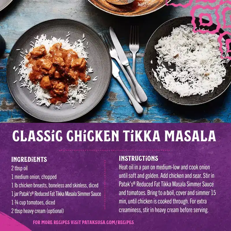 Patak's Less Fat Tikka Masala Cooking Sauce - 15oz