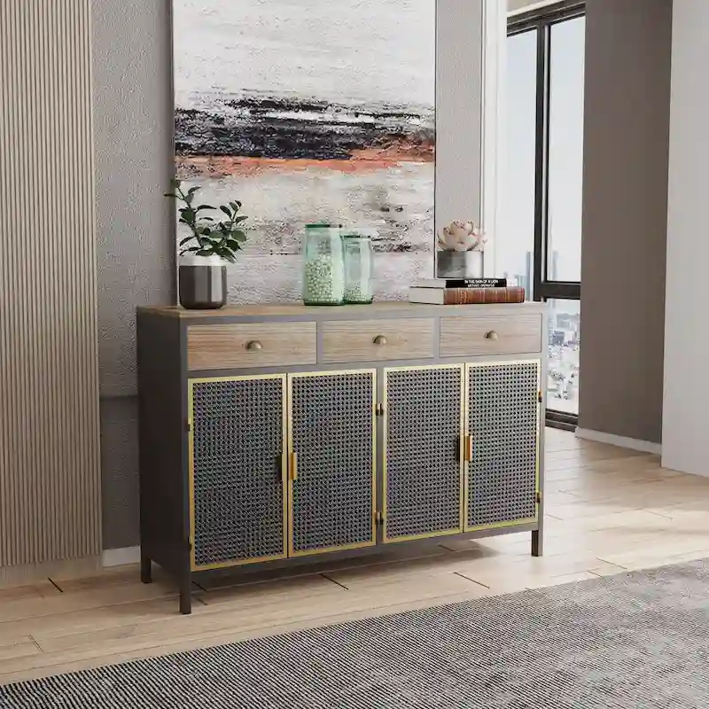 Sideboard with Drawers and Doors