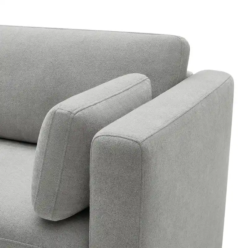 Donna Oversized Modular Sectional Fabric Sofa with Upgraded Wood Base
