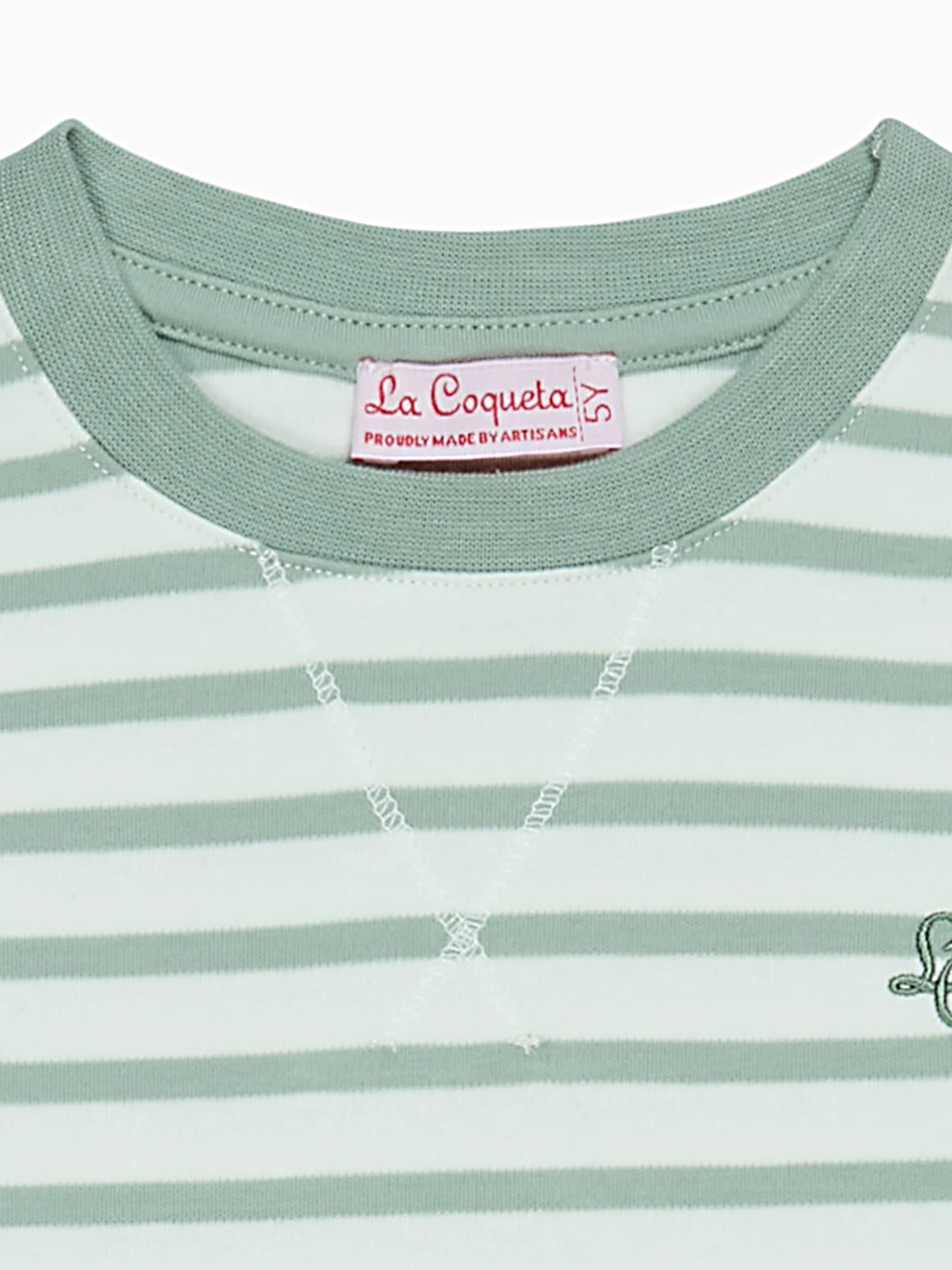 Green Stripe Kids T-Shirt