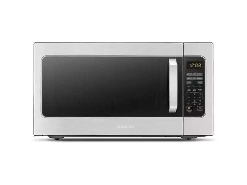 Toshiba 2.2 Cu. Ft. 1200-Watt Countertop Microwave Oven with Smart Sensor and Eco Mode (Stainless Steel)