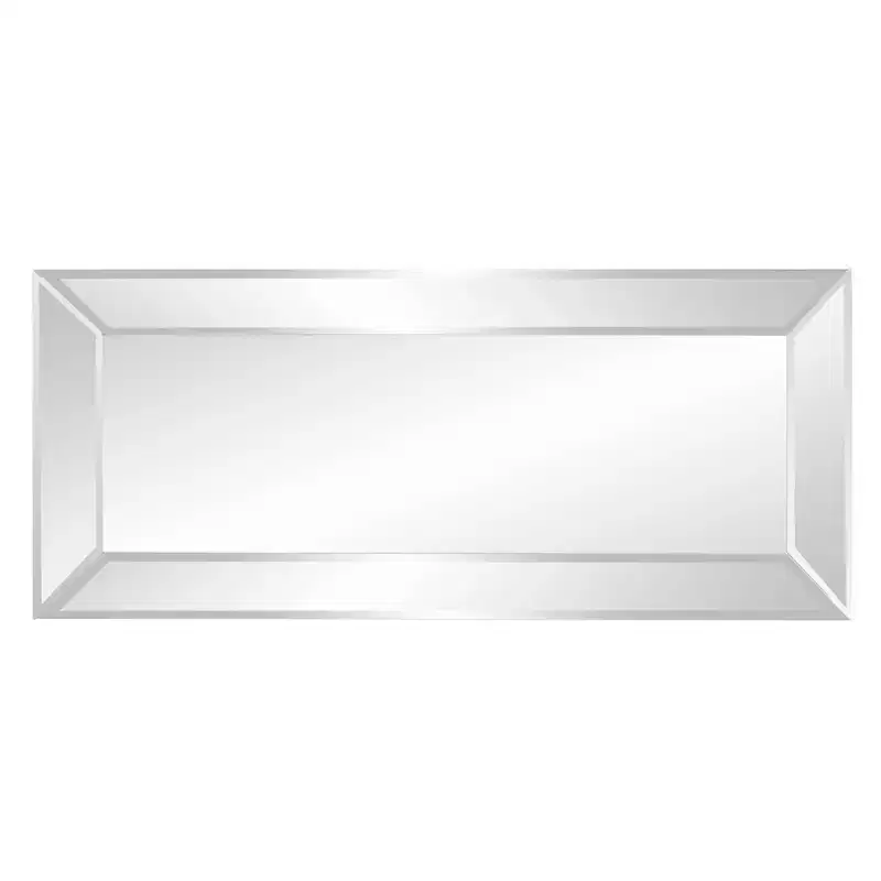 Howard Elliott 48"x20" Wood Framed Rectangular Pitched and Flared Dressing Mirror