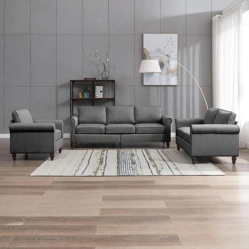 Mixoy Sectional Sleeper Sofa,Single Couch & Loveseat Couch &3 Seater Sofa, DIY Combination for Living Room