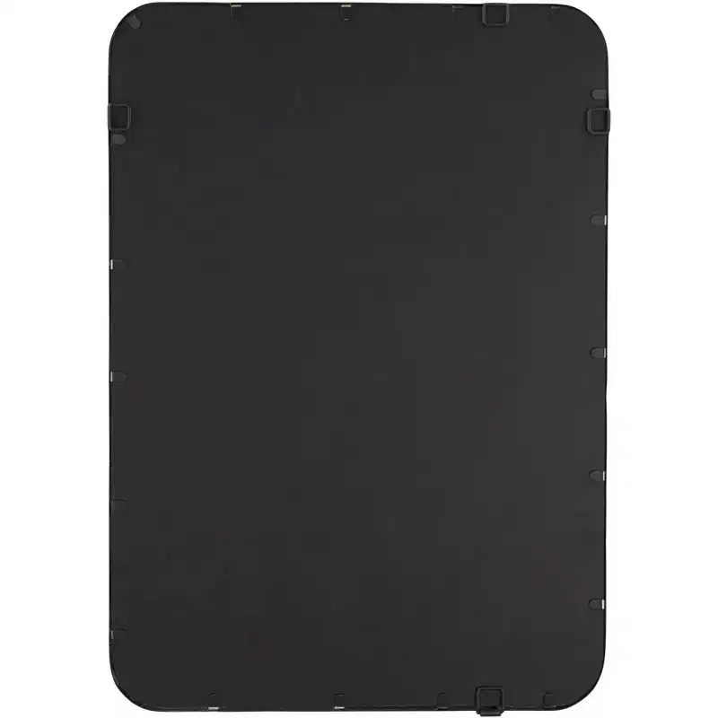 Uttermost Soren Black 24 x 34 Rounded Edge Rectangular Mirrors Set of 2