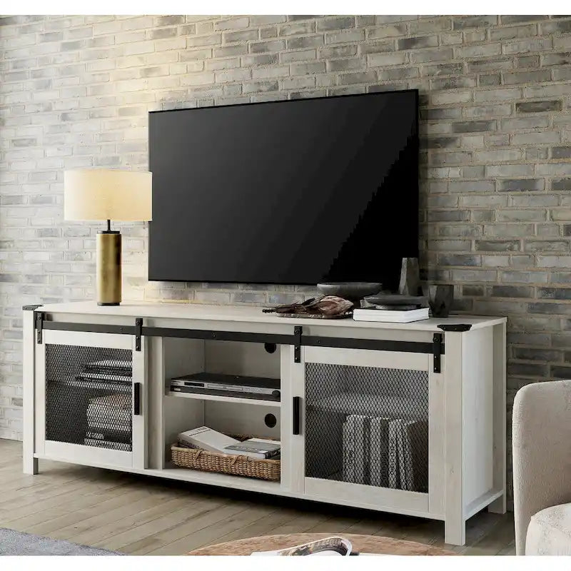 3-Sided Glass Electric Fireplace Insert – Gray & Blue Light / Black, Freestanding or Insert, 18 or 36 Inch