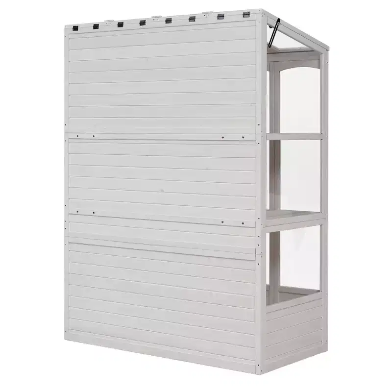 Whisen 78 Greenhouse with 4 Skylights & 2 Folding Shelves