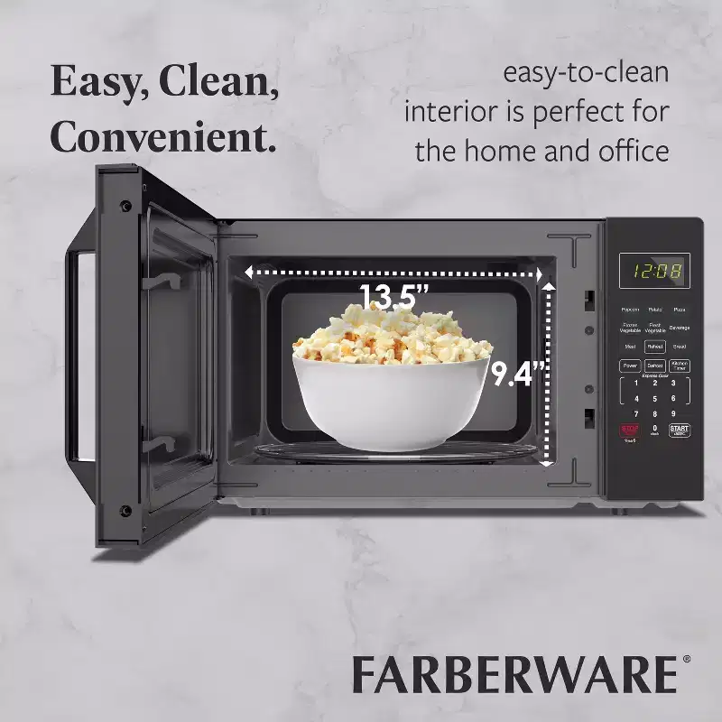 Farberware 1.1 Cu. Ft. 1000-Watt Compact Microwave Oven