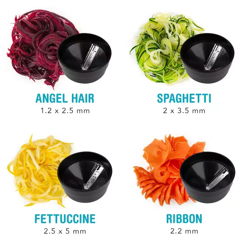 Shine Kitchen Co. Electric Spiralizer  Black