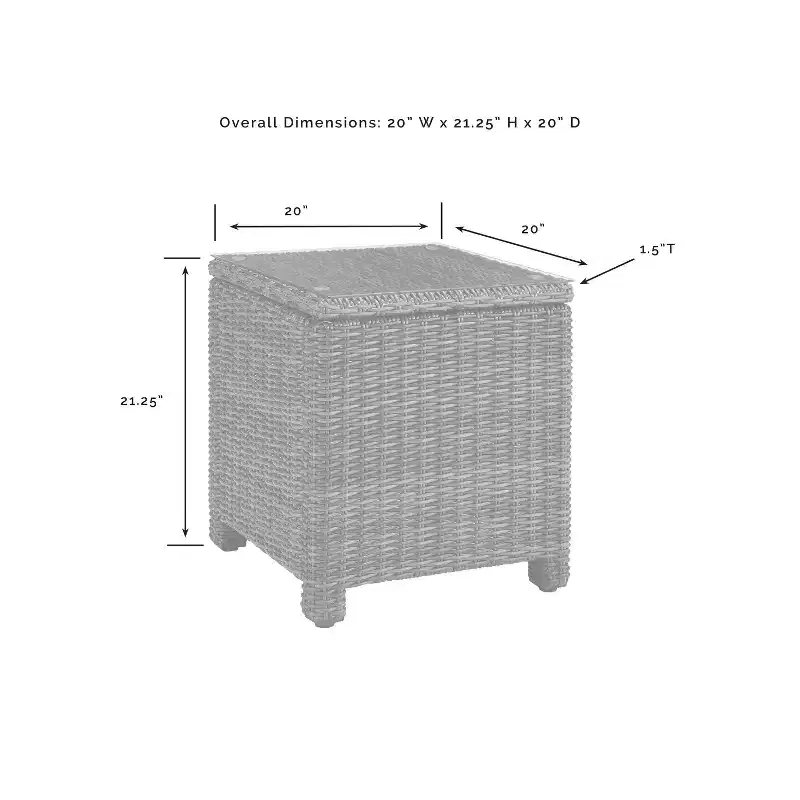 Bradenton 5pc Outdoor Wicker Sofa Set - Crosley